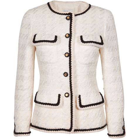 chanel white mens swaeter|Chanel jackets.